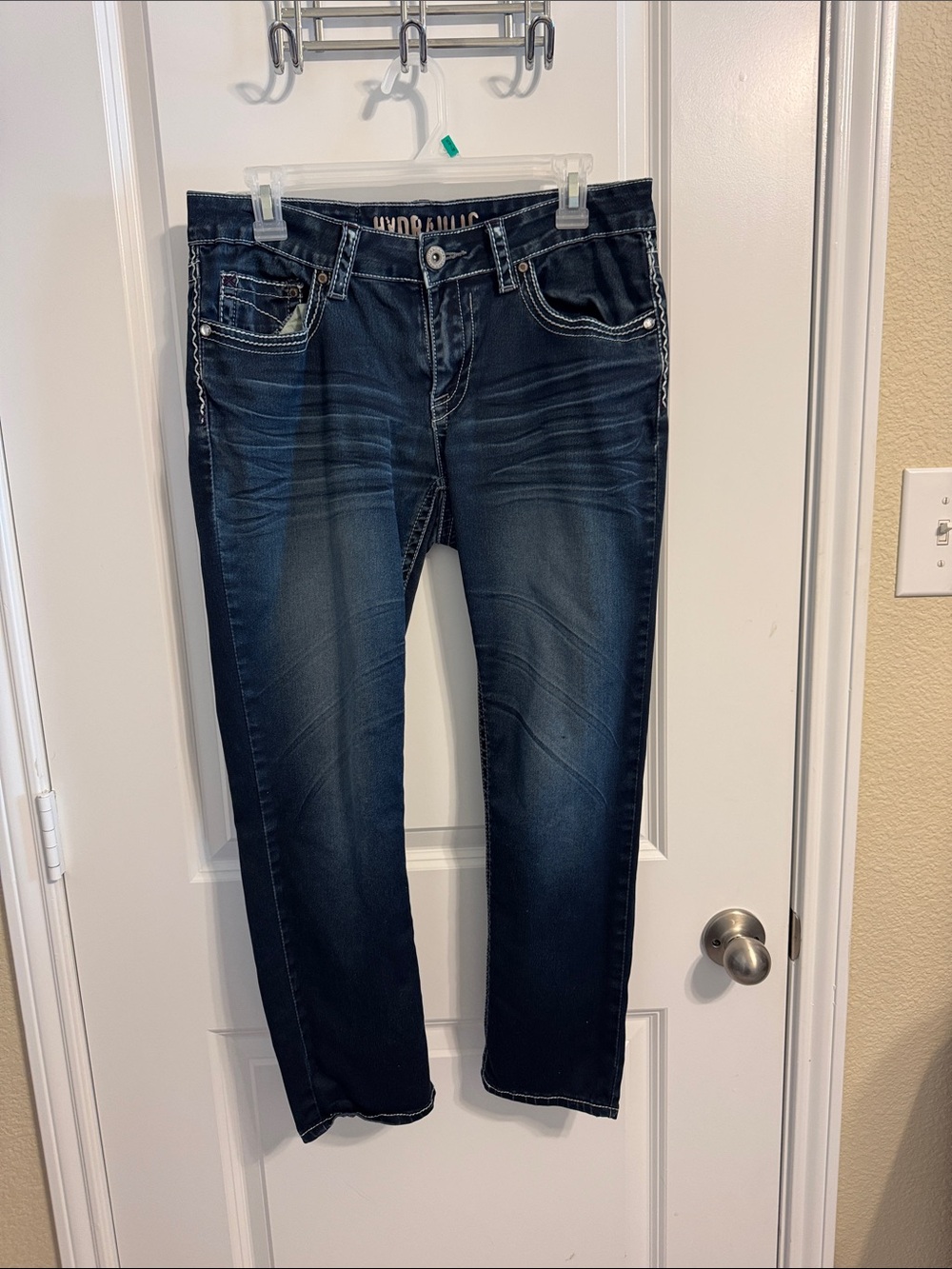 Hydraulic Men's Indigo Slim Straight Jeans